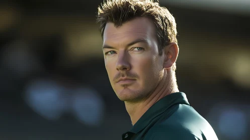 Quiet strength in a thoughtful outdoor portrait moment.