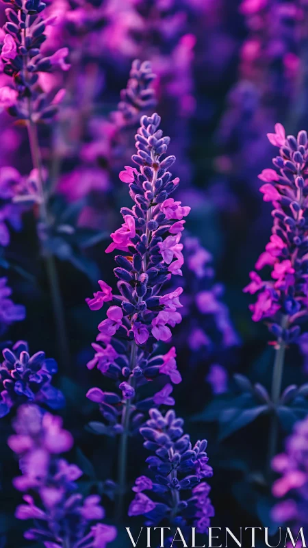 Purple Spikes Command the Garden with Neon Brilliance