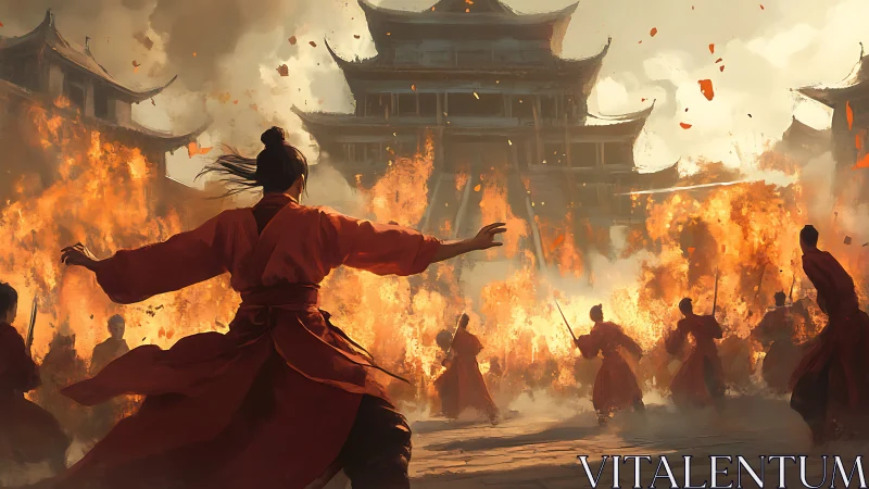 Samurai rebellion engulfs imperial city in roaring firestorm