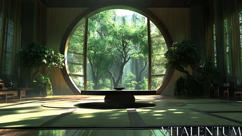 Serene Sanctuary: Where Modern Architecture Meets the Living Forest.
