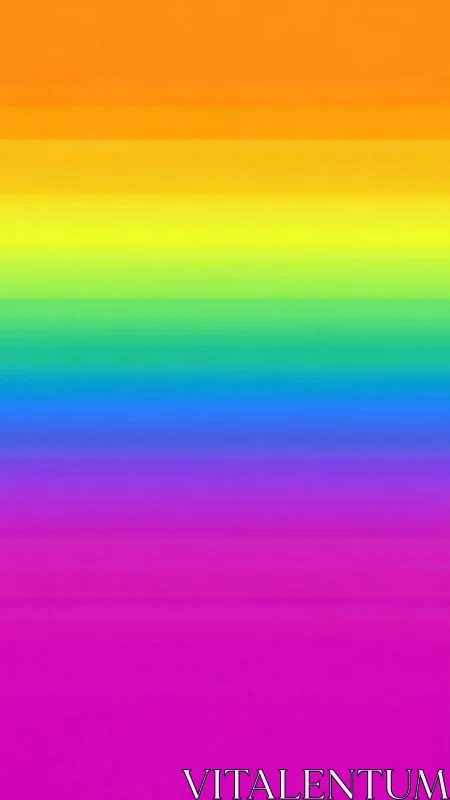 Vibrant horizontal rainbow gradient radiates bold color energy