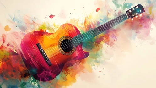 Color-drunk guitar skates through a splashstorm of painted sound