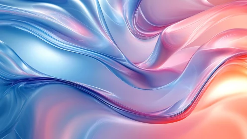 Liquid neon lullaby of glassy waves in pastel motion.