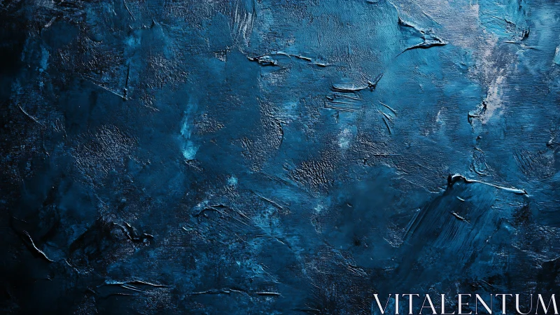 Dark blue textured abstract painted background surface.