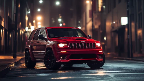 Crimson street sentinel claims the midnight city crossroads