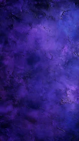 Textured violet acrylic background shows layered impasto surface