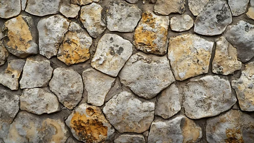 Rough natural stone wall with rustic texture and earthy tones.