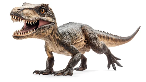 Digital dinosaur model shows detailed reptilian anatomy