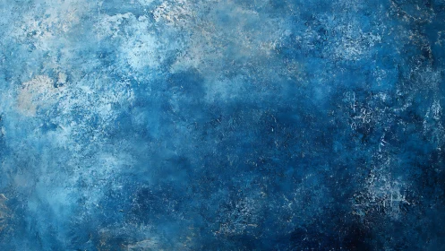 Stratified ultramarine texture field with atmospheric diffusion.