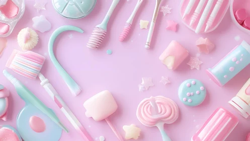 Candy Dreams & Beauty Rituals: Pastel Pink Wonder.