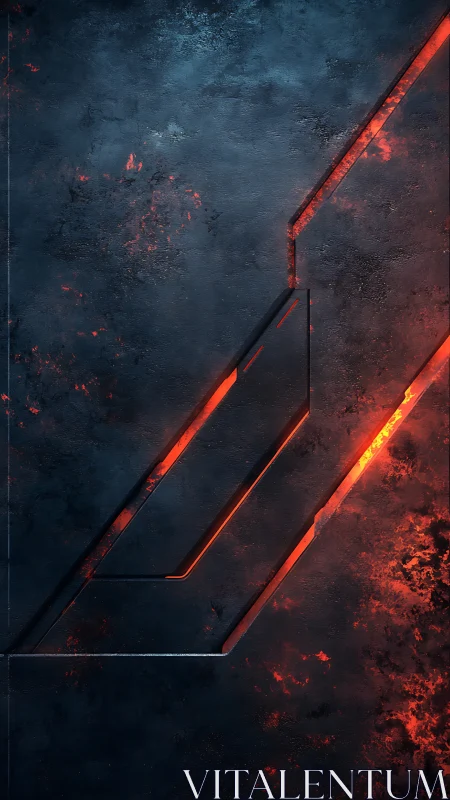 Incandescent geometric conductors emit radiant heat through dark architectural infrastructure