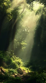 Cathedral of Light: Ancient Woodland's Golden Sanctuary.