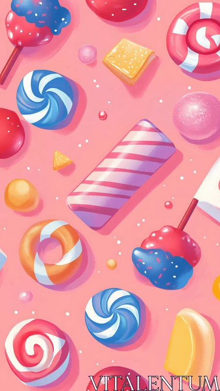 Isometric Confectionery Composition with Sphere and Cubic Forms