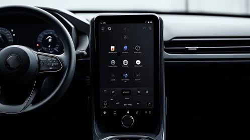 Sleek car dashboard invites you into a calm digital cockpit