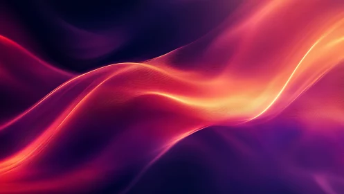 Luminous Waves Dancing Through Warm Light.