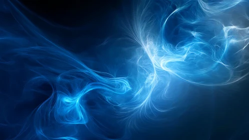 Dynamic blue plasma filaments form turbulent luminous energy arcs
