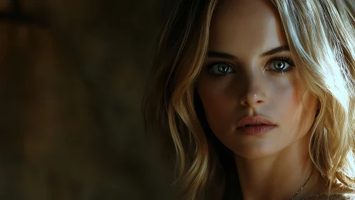 Soft light rests on a thoughtful woman’s calm, steady gaze