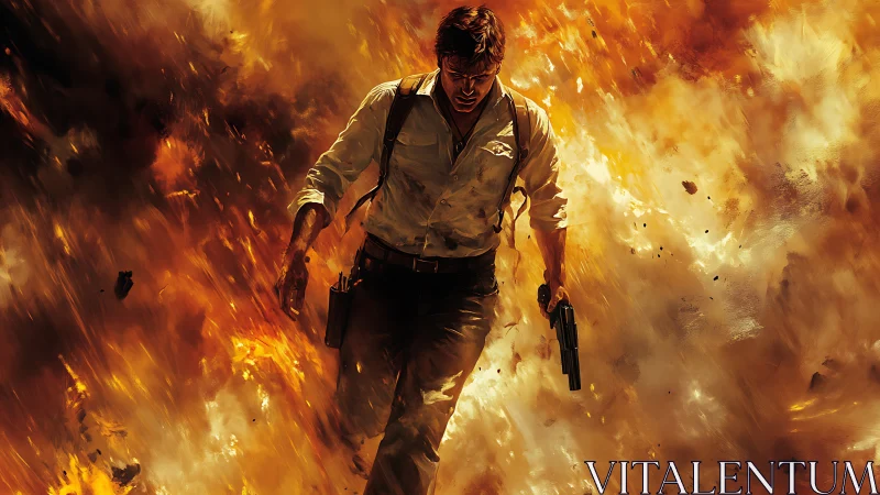 A Hero's Stand: Courage Amid the Inferno.