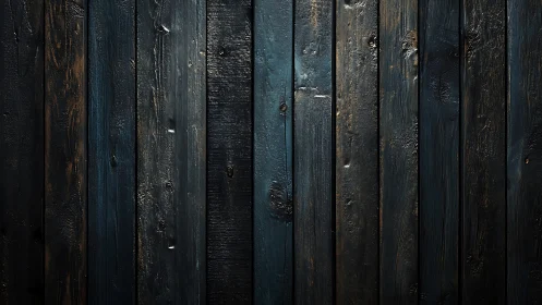 Low-key charred timber planks with directional side lighting.