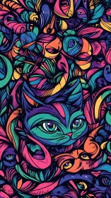 Psychedelic Beast Emerges From Chromatic Chaos