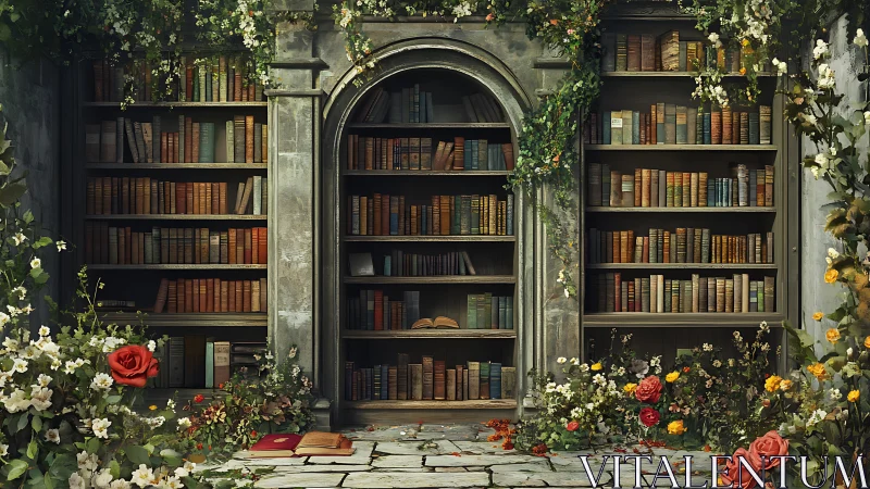 Secret garden library quietly invites readers to linger