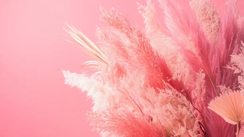 Soft Whispers in Pink: A Dreamy Botanical Dance.