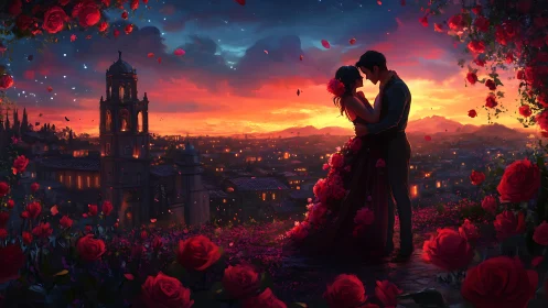 Crimson Devotion: Urban Romance Ablaze.