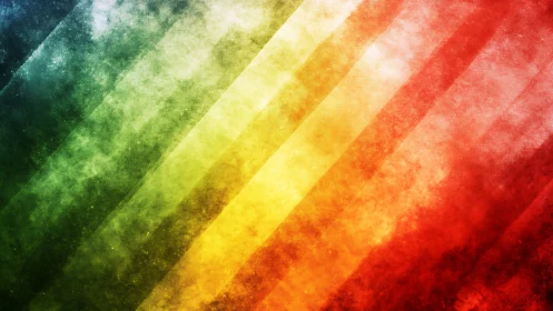 Diagonal spectrum gradient forms textured abstract color field