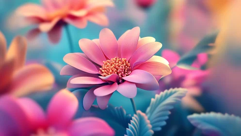 High-Definition Digital Botanical Rendering With Multispectral Chromatic Gradients