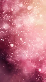 Stardust Ballroom of Blush Nebulas in Soft Focus.