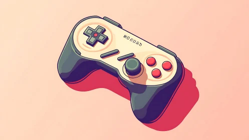 Hiodeadi Gaming Controller Digital Illustration