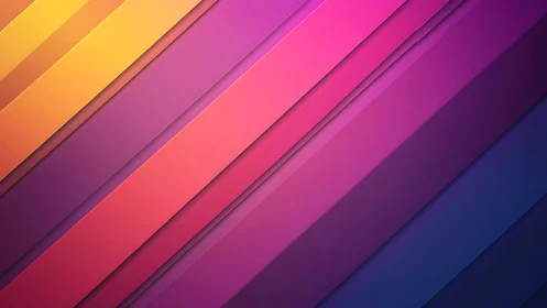 Layered diagonal gradient bands create luminous depth and chromatic contrast
