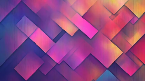 Glowing geometric layers in soft sunset inspired colors.