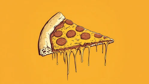 Melty pepperoni pizza slice inviting your next cozy bite.