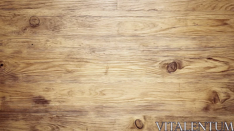 Light brown wooden plank surface with knots and grain detail.