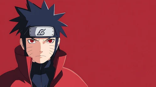 Scarlet-eyed ninja stares down destiny in crisp profile