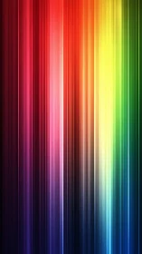 Vertically stratified polychromatic light-spectrum gradient field.