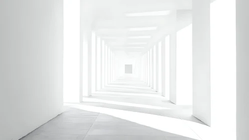 Recursive Perspective Corridor with Nested Geometric Symmetry