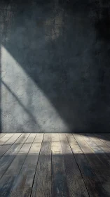 Soft morning light across rustic wooden floorboards.