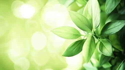 Sunlit basil leaves quietly rehearse a soft green crescendo