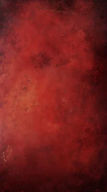 Deep red textured backdrop evokes drama and quiet intensity