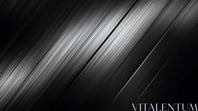 Diagonal metallic streaks form high contrast grayscale bands