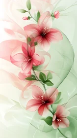 Whispered Petals: Rose Reverie in Translucent Bloom.