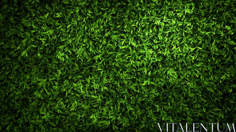 Dense green foliage texture shows uniform leaf coverage and depth