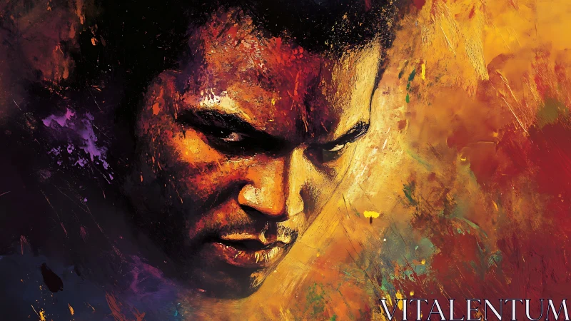 A Fiery Soul: Emotional Intensity Captured in Warm Colors