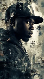 Urban gaze in motion, where grit, style and mystery meet.