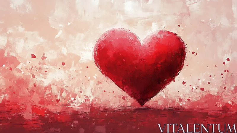 A Vibrant Heart Radiates Love Through Color.