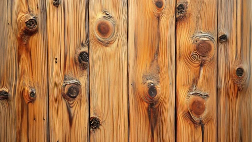 Weathered wooden planks display warm knots and grain patterns.