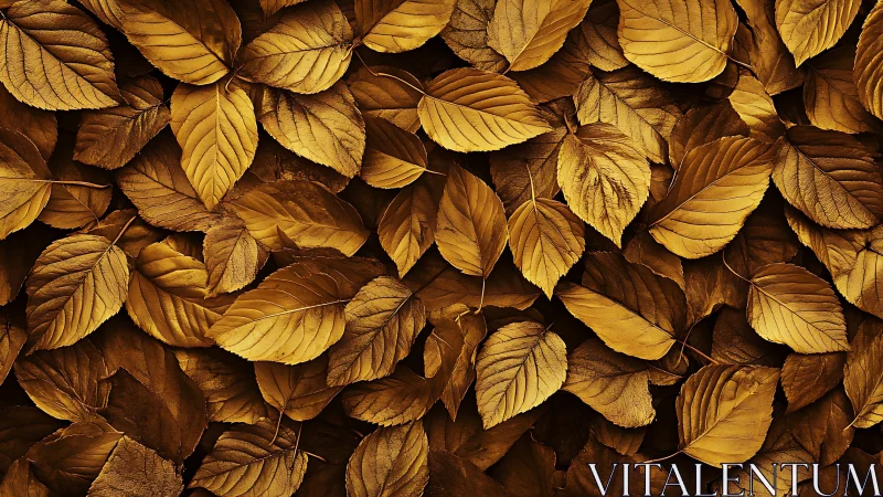 Golden leaf tapestry weaving a glowing autumn dreamscape.