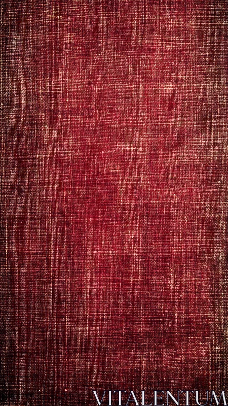 Crimson lattice fabric hums with worn, glowing threads of light.